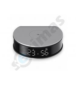 Užmaskuota kamera laikrodis su belaidžio telefono krovimo funkcija